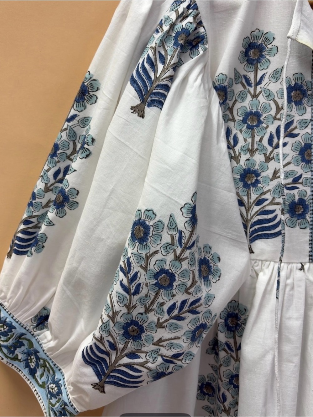 Handblock Maxi Dress - Picture 3 of 5